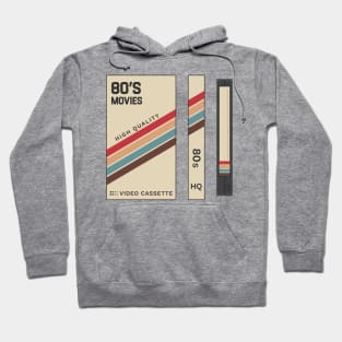 Retro 80s Movies VHS Hoodie